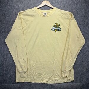 Savannah Bananas T-Shirt Long Sleeve Men's XL Yellow Comfort Colors